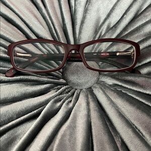 Kate Spade ‘Nacisa’ Burgundy Red Purple Havana Tortoise Glasses